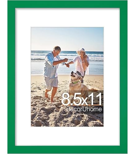 Amazon.com: decorUhome 8.5 by 11 Picture Frame, Fits 6x8 Photos